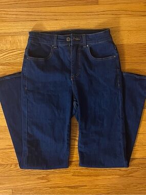 Universal Standard Dark Blue Denim Flare Jeans